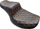 Tailwhip Seat Black / Orange For Harley Davidson FLHX 1923 ABS