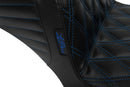 Tailwhip Daddy Long Legs Seat Black / Blue For Harley Davidson FLHX 1923 ABS