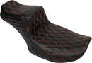 Tailwhip Daddy Long Legs Seat Black / Orange For Harley Davidson FLHX 1750 ABS 2023