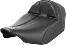 Dominator Solo Seat Black / Silver For Harley Davidson FLHX 1923 ABS - 56 CM