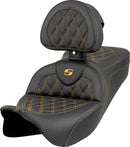 Roadsofa Seat Black / Gold For Harley Davidson FLH 1868 ABS 2021