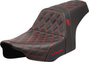 Pro Series SDC Performance Grip Seat Black / Red For Harley Davidson FLHX 1923 ABS 2024-26