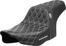 Pro Series SDC Performance Grip Seat Black / White For Harley Davidson FLHX 1923 ABS 2024-26