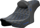 Pro Series SDC Performance Grip Seat Black / Blue For Harley Davidson FLHX 1923 ABS 2024-2026