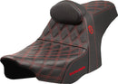 Pro Series SDC Performance Grip Seat Black / Red For Harley Davidson FLHX 1923 ABS 2024-2026