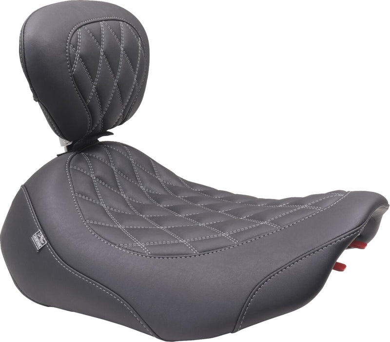 Wide Tripper Solo Seat Black / Grey For Harley Davidson FLHXSE 1977 ABS 2023-2025