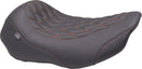 Wide Tripper Solo Seat Black / Orange For Harley Davidson FLHX 1923 ABS 2024-2025