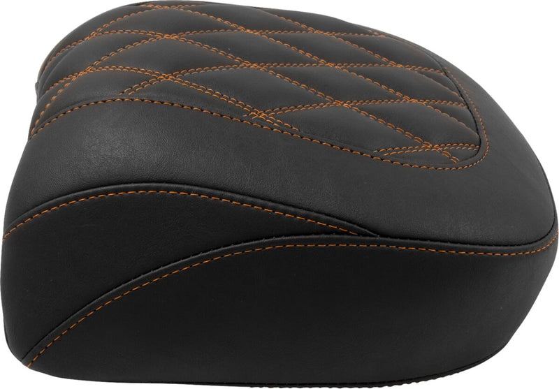 Wide Tripper Passenger Seat Black / Orange For Harley Davidson FLHX 1923 ABS 2024-2025