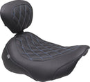 Wide Tripper Solo Seat Black / Blue For Harley Davidson FLHXSE 1977 ABS 2023-2025