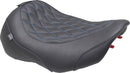 Wide Tripper Solo Seat Black / Blue For Harley Davidson FLHXSE 1977 ABS 2023-2025