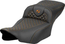 Dragon Scale Stitch RoadSofa Seat Black / Orange For Harley Davidson FLTRX 1923 ABS 2024-2026