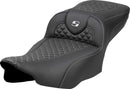 Dragon Scale Stitch RoadSofa Seat Black / Silver For Harley Davidson FLTRX 1923 ABS 2024-2026