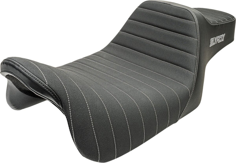 High Noon Seat Black / Silver For Harley Davidson FLHR 1584 2008-2011 - 30.5 CM