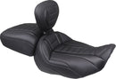 Wide Deluxe Touring Passenger Seat Black / Grey For Harley Davidson FLHX 1923 ABS 2024-2025