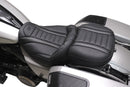 Wide Deluxe Touring Passenger Seat Black / Grey For Harley Davidson FLHX 1923 ABS 2024-2025