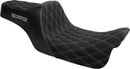 High Noon Seat Black / Silver For Harley Davidson FLHR 1584 2008-2011