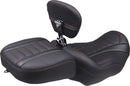 Deluxe Touring Solo Seat Black / Red For Harley Davidson FLHX 1923 ABS 2024-2025