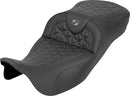 RoadSofa Tri Gripper Seat Black / Grey For Harley Davidson FLH 1868 ABS 2021 - 78.74 CM