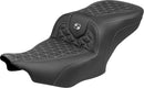 Roadsofa Standard Reach Seat Black / Silver For Harley Davidson FLHX 1923 ABS 2026 - 33 CM