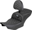 Roadsofa Standard Reach Seat Black / Silver For Harley Davidson FLHX 1923 ABS 2024-2026 - 33 CM
