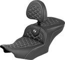 Roadsofa Standard Reach Seat Black / White For Harley Davidson FLHX 1923 ABS 2024-2026 - Standard