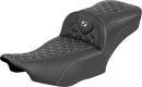 Roadsofa Extended Reach Seat Black / Silver For Harley Davidson FLHX 1923 ABS 2024-2026 - 44.5 CM
