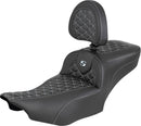 Roadsofa Extended Reach Seat Black / Silver For Harley Davidson FLHX 1923 ABS 2024-2026 - 28 CM
