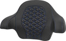 Tour-Pak® Passenger Pad Black / Blue For Harley Davidson FLH 1868 ABS 2021 - 35.5 CM