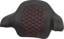 Tour-Pak® Passenger Pad Black / Red For Harley Davidson FLH 1868 ABS 2021 - 35.5 CM