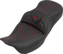 RoadSofa Seat Black / Red For Harley Davidson FLH 1868 ABS 2021 - 78.74 CM