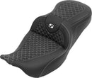 RoadSofa Seat Black / White For Harley Davidson FLH 1868 ABS 2021 - 78.74 CM