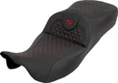 Extended Reach RoadSofa Seat Black / Red For Harley Davidson FLH 1868 ABS 2021 - 78.74 CM