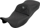Extended Reach RoadSofa Seat Black / Silver For Harley Davidson FLH 1868 ABS 2021 - Standard