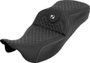 Extended Reach RoadSofa Seat Black / White For Harley Davidson FLH 1868 ABS 2023 - 29.2 CM