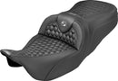 Extended Reach RoadSofa Seat Black / Grey For Harley Davidson FLH 1868 ABS 2023 - 44.5 CM