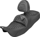 Extended Reach RoadSofa Seat Black / Grey For Harley Davidson FLH 1868 ABS 2021 - 44.5 CM