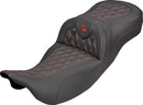 Roadsofa Seat Black / Red For Harley Davidson FLH 1868 ABS 2023 - 78.74 CM