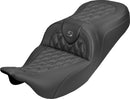 Roadsofa Seat Black / Grey For Harley Davidson FLH 1868 ABS 2021 - 33 CM