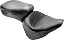 Vintage Style Seat Black For Harley Davidson FLST 1340 1986-1990