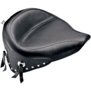 Wide Vintage Solo Seat Black For Harley Davidson FLST 1340 1986-1990 - 35.5 CM