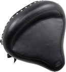 Wide Vintage Solo Seat Black For Harley Davidson FLST 1340 1986-1990 - 35.5 CM