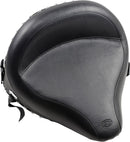 Wide Vintage Solo Seat Black For Harley Davidson FLST 1340 1986-1990 - 35.5 CM