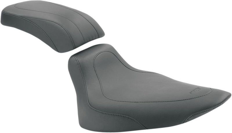 Tripper Synthetic Leather Solo Seat Black For Harley Davidson FLST 1450 2006 - 43 CM