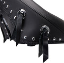 Wide Solo Seat With Removable Backrest Black For Harley Davidson FLST 1450 2006 - 18 CM