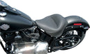 Wide Vintage Solo Seat Black For Harley Davidson FLS 1690 2012-2017 - 38 CM