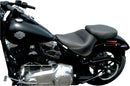 Wide Vintage Solo Seat Black For Harley Davidson FLS 1690 2012-2017 - 38 CM