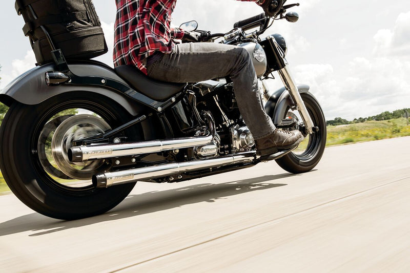 Wide Tripper Solo Seat Black For Harley Davidson FLS 1690 ABS 2012-2017