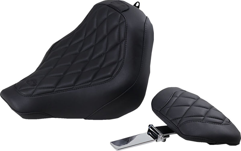 Wide Tripper Seat Black For Harley Davidson FXBB 1750 ABS 2018-20
