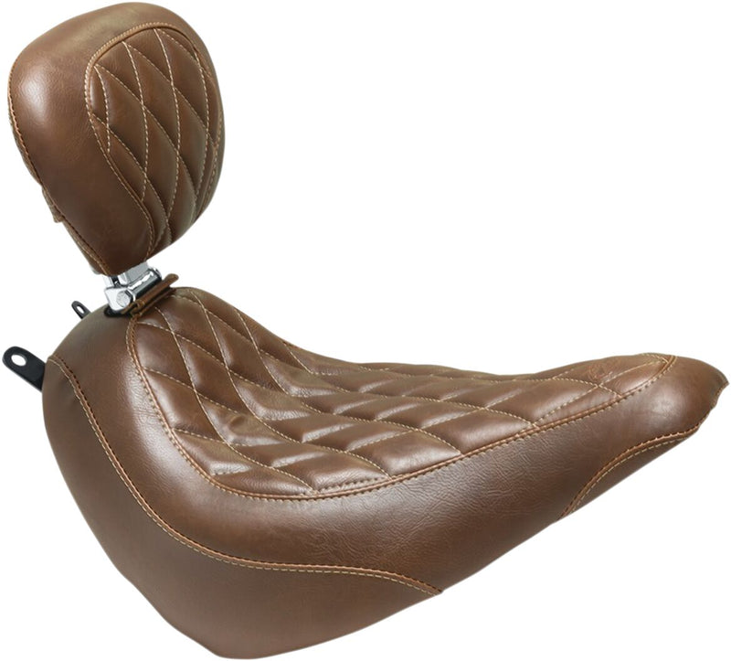 Wide Tripper Solo Seat Brown For Harley Davidson FLDE 1750 ABS 2018-2020