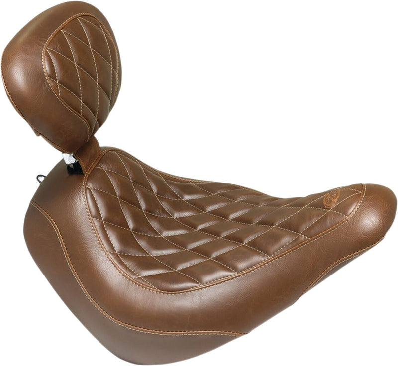 Wide Tripper Solo Seat Brown For Harley Davidson FLSB 1750 ABS 2018-2021